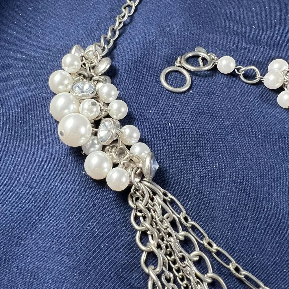 Premier Design Pearl & Silver-Tone Layered Necklace & Bracelet Set - Picture 2 of 5